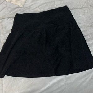 Black skort